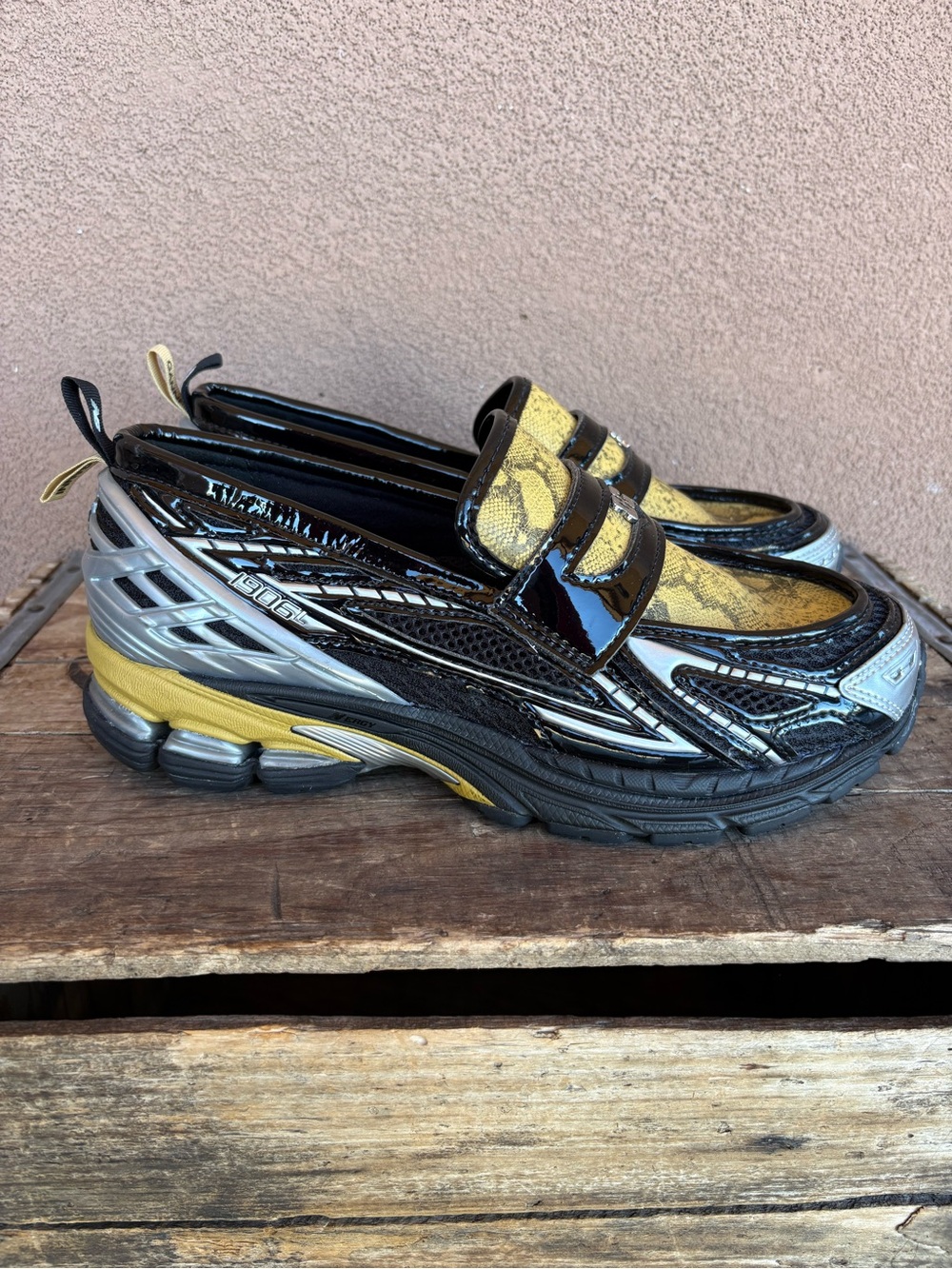 GANNI x New Balance 1906L Snakeskin Loafer
